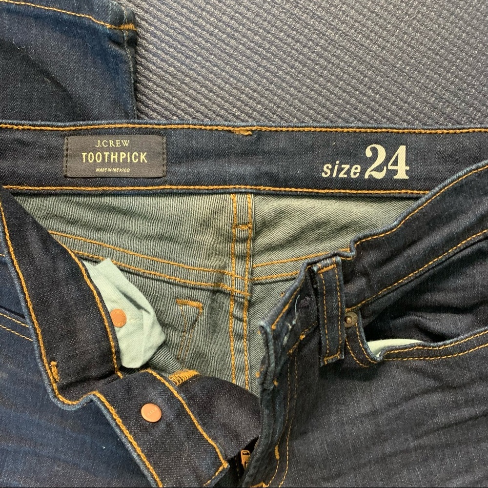 JCrew Toothpick Jeans - size 24